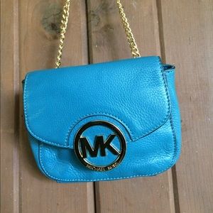 Michael Kors Turquoise Crossbody Bag